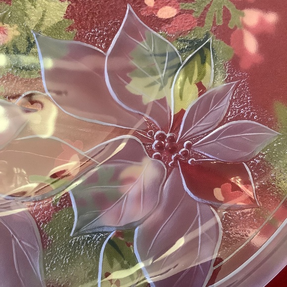 Vintage SAVOIR VIVRE CRYSTAL 15" Hostess Platter - Picture 3 of 5